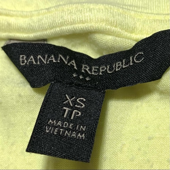 Banana Republic Light Yellow Batwing Sleeves Top XS - Picture 3 of 9
